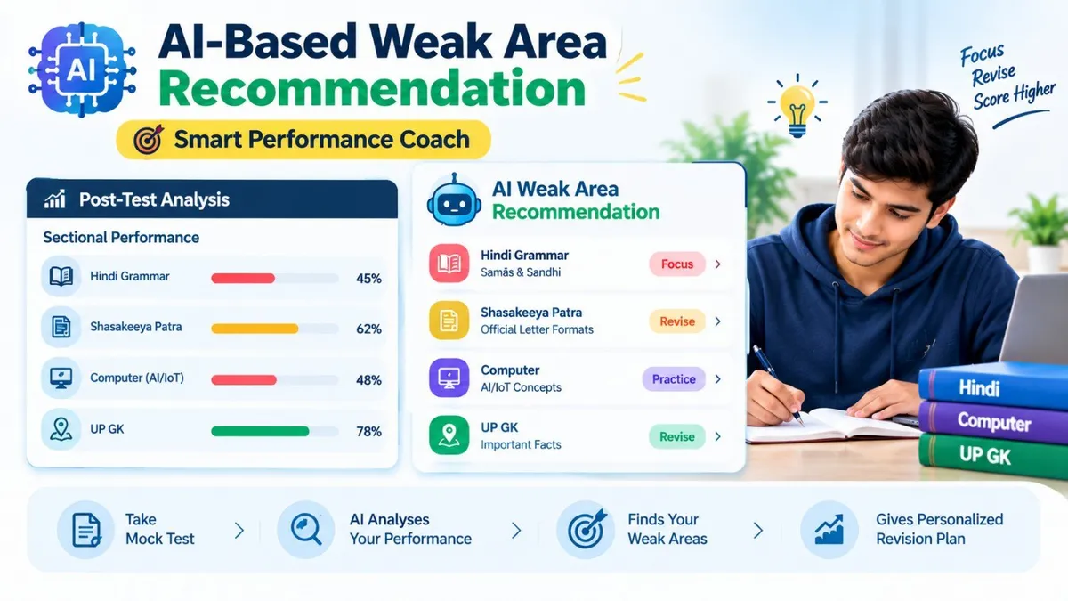 UPSSSC Junior Assistant Mock Test 2027 ai weak are recommaandation