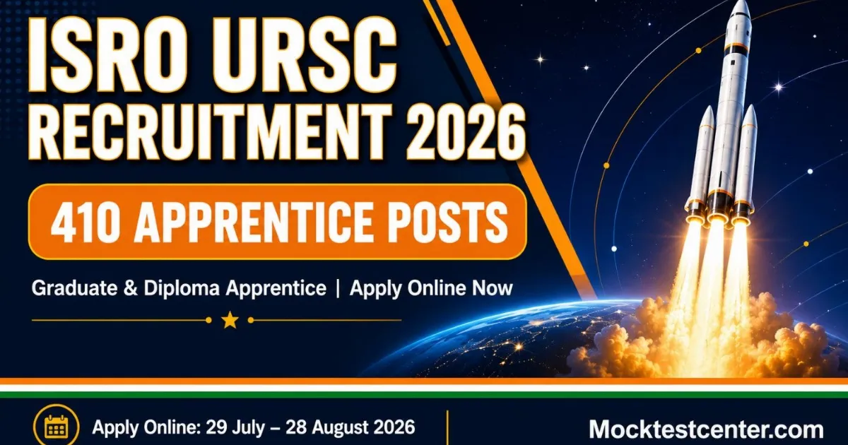 ISRO URSC Apprentice Recruitment 2026: 410 Posts